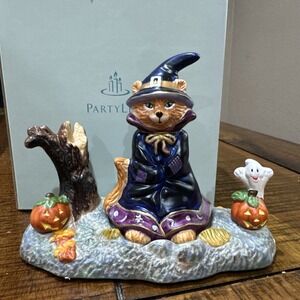 Partylite '03 P7344 Abracadandle Snuffer & Base Halloween Tealight Candle Holder